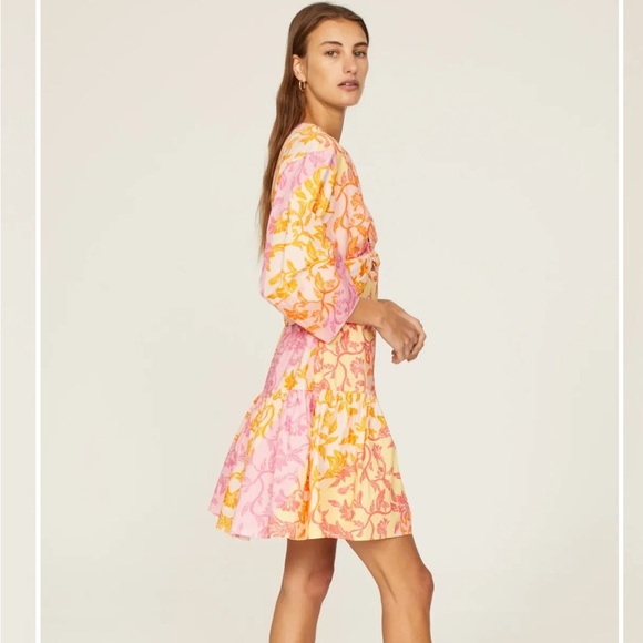 Yellow Cutout Mini Dress" by Derek Lam 10 Crosby - Picture 3 of 13